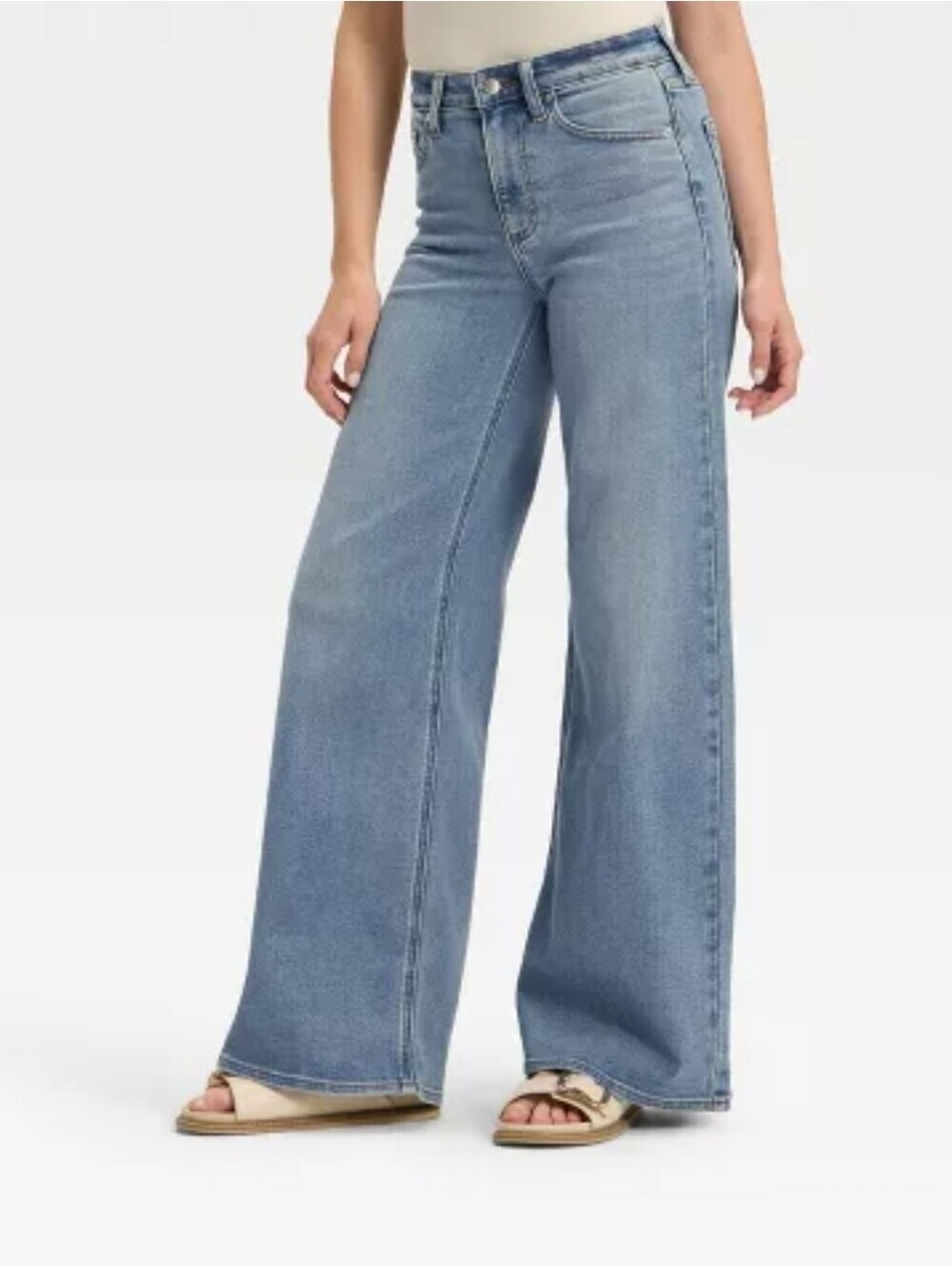 Universal Thread High-Rise Everyday Wide Leg High-Rise Slim Hip and Thigh 10